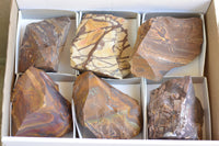 Natural Selected Nguni Jasper Cobbed Specimens  x 6 From Northern Cape, South Africa - TopRock