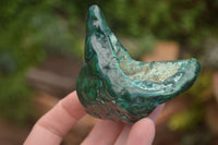 Polished Malachite Free Forms With Stunning Flower & Banding Patterns x 6 From Congo - TopRock