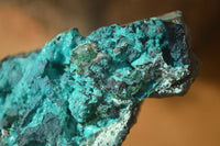 Natural Blue Silica Chrysocolla Specimens x 3 From Congo