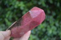 Polished Bright Pink Rhodonite Points  x 3 From Madagascar - Toprock Gemstones and Minerals 