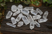 Polished Clear Quartz Crystal Points x 24 From Madagascar