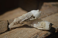 Natural Drusy Quartz Coated Calcite Crystals  x 12 From Alberts Mountain, Lesotho - Toprock Gemstones and Minerals 