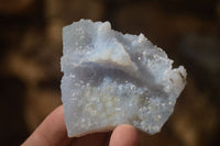 Natural Etched Blue Chalcedony Specimens  x 35 From Nsanje, Malawi