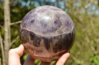 Polished Extra Large Smokey Amethyst Sphere x 1 From Madagascar - TopRock