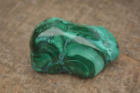 Polished Malachite Free Forms With Stunning Flower & Banding Patterns x 6 From Congo - TopRock