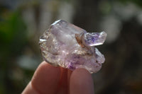 Natural Window Amethyst Crystals  x 12 From Chiredzi, Zimbabwe