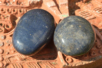 Polished Selected Blue Lazulite Gallets  x 12 From Madagascar - TopRock