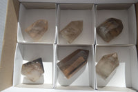 Polished Lovely Smokey Quartz Points  x 6 From Madagascar