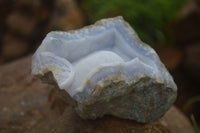 Natural Blue Lace Agate Geode Specimens  x 4 From Malawi - Toprock Gemstones and Minerals 