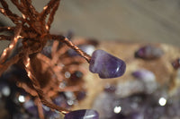 Polished Amethyst & Copper Gemstone Tree On Amethyst Basalt Specimen  x 1 From Zululand, South Africa - TopRock