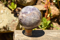 Polished Extra Large Smokey Amethyst Sphere x 1 From Madagascar - TopRock