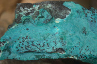 Natural Blue Silica Chrysocolla Specimens x 3 From Congo