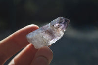 Natural Amethyst Window Quartz Crystals  x 12 From Chiredzi, Zimbabwe