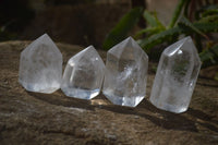 Polished Clear Quartz Crystal Points x 24 From Madagascar