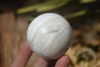 Polished White Howlite Spheres  x 6 From Zimbabwe