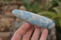 Polished Blue Spotted Spinel Quartz Massage Wands x 12 From Madagascar