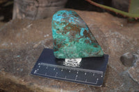 Polished Blue Shattuckite Free Forms  x 4 From Namibia