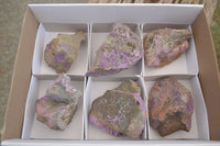 Natural Rough Stichtite Cobbed Specimens  x 6 From Barberton, South Africa - Toprock Gemstones and Minerals 