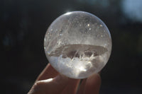 Polished Clear Quartz Crystal Balls  x 2 From Ambatondrazaka, Madagascar