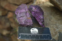 Natural Metallic Purpurite Cobbed Specimens  x 12 From Erongo, Namibia - Toprock Gemstones and Minerals 