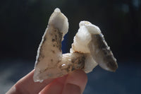 Natural Drusy Quartz Coated Calcite Crystals  x 12 From Alberts Mountain, Lesotho - Toprock Gemstones and Minerals 