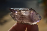 Natural Amethyst Window Quartz Crystals x 12 From Chiredzi, Zimbabwe