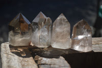 Polished Lovely Smokey Quartz Points  x 6 From Madagascar