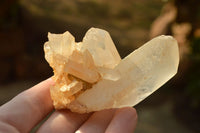 Natural Small Semi Optic Selected Quartz Crystals & Clusters  x 35 From Madagascar - TopRock