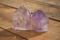 Polished Stunning Large Window Amethyst Crystals x 6 From Ankazobe, Madagascar