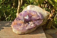 Polished Large Amethyst Agate Display Piece x 1 From Madagascar - TopRock