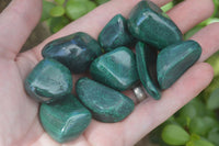 Polished Small Malachite Tumble Stones  x 38 From Congo - Toprock Gemstones and Minerals 