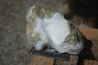 Natural Blue Lace Agate Geode Specimens  x 3 From Nsanje, Malawi - Toprock Gemstones and Minerals 