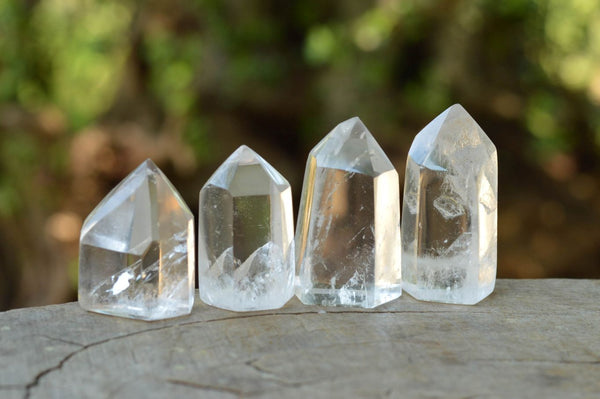 Polished Clear Quartz Crystal Points x 24 From Madagascar - TopRock