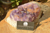 Polished Large Amethyst Agate Display Piece x 1 From Madagascar - TopRock