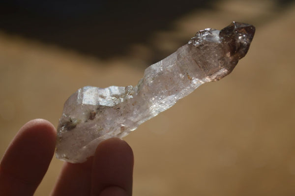 Natural Amethyst Window Quartz Crystals x 12 From Chiredzi, Zimbabwe