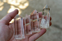 Polished Clear Quartz Crystal Points x 24 From Madagascar - TopRock