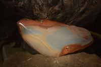 Polished  One Side Polished Polychrome Jasper Nodules  x 3 From Madagascar