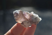 Natural Amethyst Window Quartz Crystals  x 12 From Chiredzi, Zimbabwe