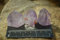 Polished Small Amethyst Points x 12 From Ankazobe, Madagascar