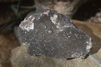 Natural Rare Libethenite Crystals With Drusy Dolomite On Banded Ironstone Matrix x 2 From Congo