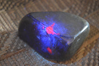 Polished Fluorescent Ruby Corundum In Chrome Verdite Free Forms x 6 From Zimbabwe