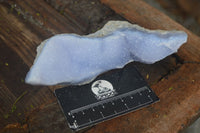 Natural Blue Lace Agate Geode Specimens  x 4 From Malawi - Toprock Gemstones and Minerals 