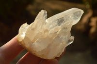 Natural Small Semi Optic Selected Quartz Crystals & Clusters  x 35 From Madagascar - TopRock