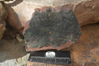 Natural Rare Libethenite Crystals With Drusy Dolomite On Banded Ironstone Matrix x 2 From Congo