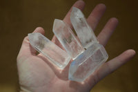 Polished Clear Quartz Crystal Points x 24 From Madagascar