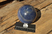 Polished Blue Lazulite Spheres  x 2 From Ambatfinhandrana, Madagascar - TopRock