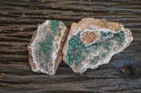 Natural Rare Ball Malachite On Drusi Quartz & Dolomite Matrix (A Grade) x 2 From Kambove, Namibia - Toprock Gemstones and Minerals 