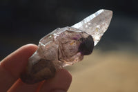 Natural Amethyst Window Quartz Crystals x 12 From Chiredzi, Zimbabwe