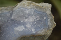 Natural Blue Lace Agate Geode Specimens  x 4 From Malawi - Toprock Gemstones and Minerals 