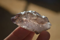 Natural Amethyst Window Quartz Crystals x 12 From Chiredzi, Zimbabwe